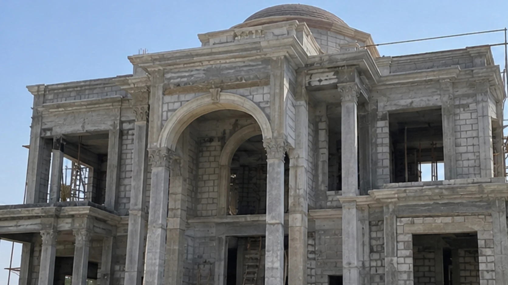 Before: Classical domed entrance